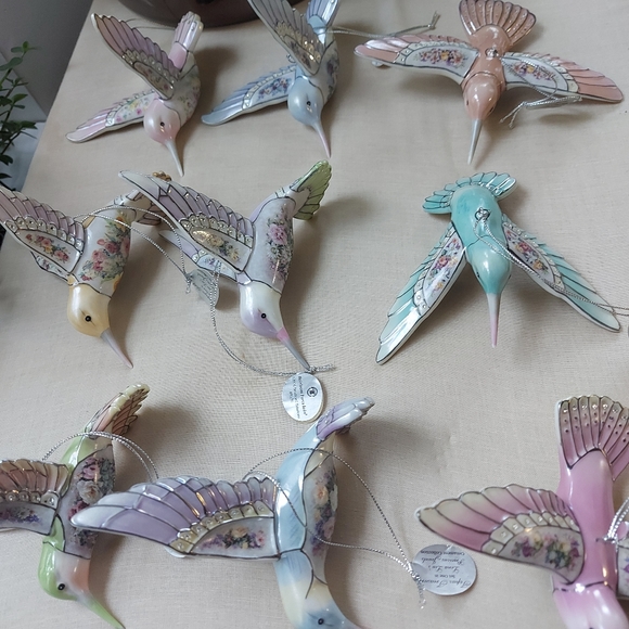 Lena Liu Precious Jewels- Bradford Exchange hummingbirds - Picture 14 of 16